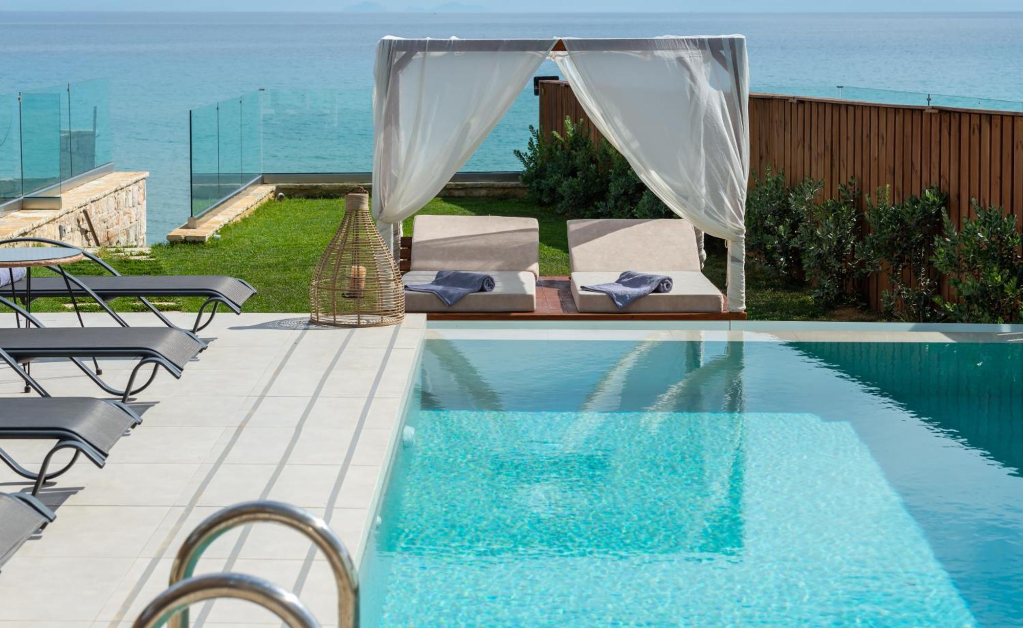 Sabbia D'Oro Beach Villa Meson Yerakarion Exterior photo